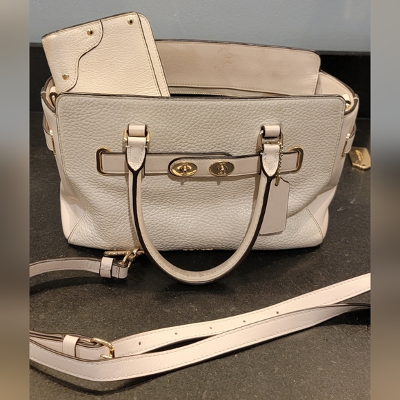 Coach Blake Carryall ivory with matching wallet - Picture 2 of 6